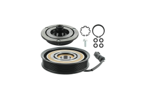 10S17C 55056435AB AC Compressor Clutch Assembly Kit Pulley Coil Set Compatible with Dodge Dakota 6 CYL 3.7L 8 CYL 4.7L 2004-2007