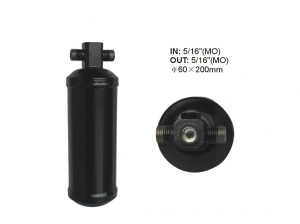 Accumulator Receiver Drier Dryer IN OUT 5/16” Universal Car AC Air Conditioning